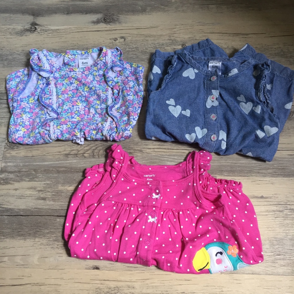 baby girl rompers from carters 6 months